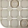 MSV 3700703928782, Beige, Einfarbig, Quadratisch, Gummi, 54 Produktbild-Vorschau 3