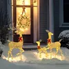 Outsunny 3 cerfs lumineux Noël, en forme de famille de Voir les images du produit 2