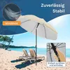 WOLTU Sonnenschirm Balkon, UV-Schutz Strandsonnenschirm UPF Produktbild-Vorschau 5