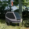 Klarfit Fahrrad-Hundeanhänger mit 324 L XXL-Volumen, Hybrid Produktbild-Vorschau 5