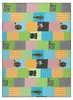 Teppich für Kinder ZOO Tiere  Mehrfarben 100x250 cm Produktbild-Vorschau 2