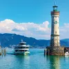 Solar-Leuchtturm Lindau, handbemalt, 84 cm, für Außenbereiche Produktbild-Vorschau
