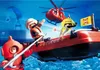 A rescue scene with a helicopter, boat, and submarine. Náhľad obrázku produktu