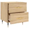 The Living Store Nachttische 2 Stk. Sonoma-Eiche 40x35x47,5 Produktbild-Vorschau 8