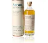 A bottle of Arran Single Malt Quarter Cask Scotch Whisky and its cylindrical packaging, presented on a white background with reflections. Produktbild-Vorschau