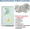 1.5x1.5M 120LEDs Lichternetz 8 Lichtmodi Lichterkette Produktbild-Vorschau 6