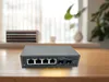 Elfcam - Unmanaged Glasfaser-Switch 10Gb 2x SFP 10G 4x RJ45 Produktbild-Vorschau 1