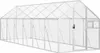 vidaXL Voliera argento 1,79 x 6 x 1,85 m in alluminio Anteprima dell’immagine prodotto 1