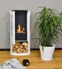 GLOW FIRE Ethanol Kamin 'Göteborg' | Ethanolofen in weiß Produktbild-Vorschau 5