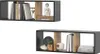 Wandregal Vicco Tomy Anthrazit/Goldkraft Eiche 90 x 30 cm Produktbild-Vorschau 6