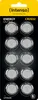 A blister pack of 10 Intenso Energy Ultra CR2032 lithium coin cell batteries. Produktbild-Vorschau
