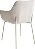 BELIANI Esszimmerstuhl 2er Set Hellbeige aus Chenille Stoff Produktbild-Vorschau 5