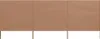 vidaXL 3-dílná tkanina proti větru 400 x 160 cm Taupe Náhled obrázku produktu 6