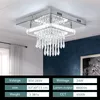 Kristall LED Deckenleuchte Kristalllampe K9 Edelstahl 36W Produktbild-Vorschau 6