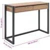 Finori Konsolentisch Denver 44 Artisan-Eiche und Anthrazit Produktbild-Vorschau 7