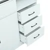 MODFU Hochschrank Weiß mit Glasvitrine & Produktbild-Vorschau 9
