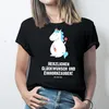 Mr. & Mrs. Panda Größe M T-Shirt Einhorn Baby - Schwarz - Produktbild-Vorschau 3