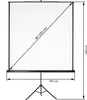 Stativ pro promítací plátno - 178 x 178 cm Náhled obrázku produktu 6