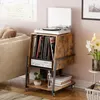 TV-Regal Plattenspieler Tisch HiFi Rack TV Rack mit Rollen Produktbild-Vorschau 7