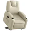 A cream-colored electric recliner chair with a lift assist function, shown against a white background. Produktbild-Vorschau