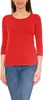 Alkato Damen Shirt 3/4 Arm mit Rundhals, Farbe: Rot, Größe: Produktbild-Vorschau 1