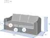 Gartensofa "mooréa" savana 3-sitzer aluminium mit Produktbild-Vorschau 5