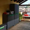 Armadio Keter con ripiani Moby grigio grafite 182 cm Anteprima dell’immagine prodotto 5