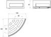 Emco system 2 Eckwandkorb mit verdeckter Befestigung Produktbild-Vorschau 2