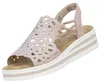 Rieker Damen Hochfront Sandale mit Strass Plateau und Produktbild-Vorschau 10