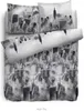 HnL Flanell Bettwäsche New York Grau Night Sky 135x200 cm + Produktbild-Vorschau 3