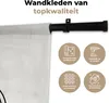 MuchoWow® Wandteppich Wandbehang Kunst - Bogen - Schwarz - Produktbild-Vorschau 3