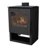 Kaminofen K5S1 – 5 kW Holzofen Schwarz | Große Brennkammer Produktbild-Vorschau 2
