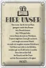 Blechschild  Bier Unser in Ewigkeit Gebet, 30 x 20 cm, Produktbild-Vorschau 2