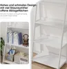 4-vrstvový rebríkový regál, otvorený organizér a úložný Náhľad obrázku produktu 7