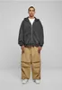 Urban Classics - Heavy Stone Washed Zip Hoody schwarz - 3XL Produktbild-Vorschau 11