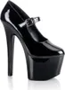 Pleaser USA - y Lack Plateau Pumps SKY-387 schwarz lack Gr. Produktbild-Vorschau 2