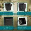 10x Topf viereckig 20,5 x 20,5 x 22cm (6L), Pflanztopf, Produktbild-Vorschau 4