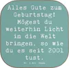 Mr. & Mrs. Panda Untersetzer für Gläser Spruch 2001 Produktbild-Vorschau 1