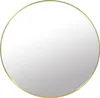 LUSTRO ŁAZIENKOWE ŚCIENNE OKRĄGŁE RAMA LOFT ZŁOTE 50 cm Podgląd zdjęcia produktu 1
