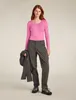 Icebreaker Merino 200 Oasis Scoop Langarm-baselayer Rosa M Produktbild-Vorschau 4