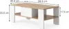 Couchtisch Vicco Wilmut Goldkraft Eiche/Weiß 89.8 x 46.4 cm Produktbild-Vorschau 2