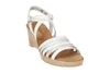 Gabor 44.671 Damen Sandalette - Riemchen Sandalen weiß Produktbild-Vorschau 3