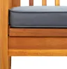 vidaXL Panca da giardino con cuscini 119 cm in legno Anteprima dell’immagine prodotto 6