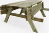 sweeek - Picknicktisch 180 cm Holz, 6 Personen - PANCHINA - Produktbild-Vorschau 3