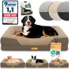 ELONEO Orthopädisches Hundebett, Größe XL - Braun Produktbild-Vorschau 1