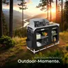 tectake® Campingküche Luxus mit Aluminiumgestell und 4 Produktbild-Vorschau 7