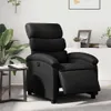 vidaXL Recliner elettrico in Pelle finta nera Anteprima dell’immagine prodotto 2
