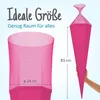 itenga Bastelschultüte mit Verschluss PINK 6eckig 85cm Produktbild-Vorschau 5