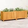 vidaXL Pflanzkübel mit Einlage 153x38,5x50 cm Massivholz Produktbild-Vorschau 2