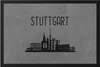 STUTTGART Skyline Fußmatte Souvenir Andenken Deutsche Produktbild-Vorschau 1